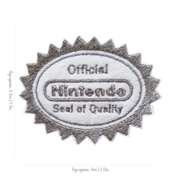 Bling! Handmade, Nintendo Patch Seal of Quality, Seal of Quality Patch, Nintendo Patch, Super Mario Patch, Characters Nintendo Patch, Patch, Arcade, Nintendo, Neo Geo, neogeo, Sega, Playstation, Jamma, Gaming, Videogame, Videogames, Pixel, Art, Patches, Embroidery, Bordados, Handmade, Emblems, Emblema, Applique, Pin, Badges, Uniform, Hat, Backpack, Clothing, Clothes, Velcro, Jackets, Gifts, Jeans