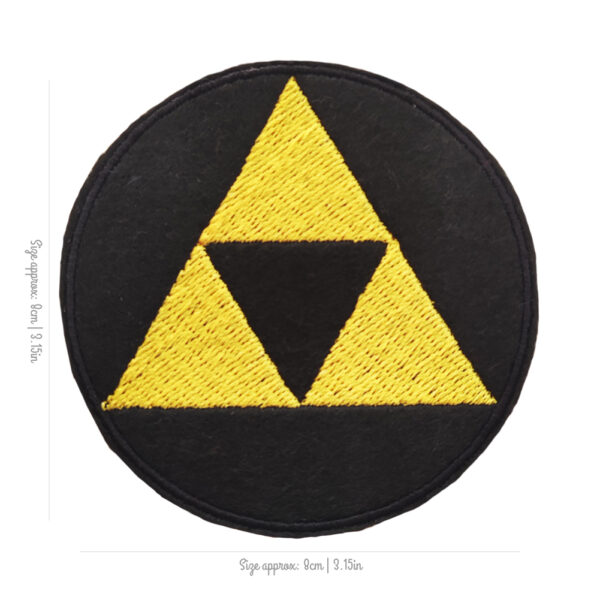 Bling Handmade, Triforce, Zelda, The Legend of Zelda, Patch, Embroidered, Iron-On, Link, 8bits, 16bits, pixel, Arcade, Neo Geo, neogeo, Nintendo, Sega, Playstation, Atari, Jamma, Gaming, Videogame, Videogames, Pixel, Art, Patches, Embroidery, Bordados, Handmade, Emblems, Emblema, Applique, Pin, Badges, Uniform, Hat, Backpack, Clothing, Clothes, Velcro, Jackets, Gifts, Jeans