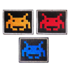 Space Invaders, Taito, Arcade, Neo Geo, neogeo, Nintendo, Sega, Playstation, Atari, Jamma, Gaming, Videogame, Videogames, Pixel, Art, Patches, Embroidery, Bordados, Handmade, Emblems, Emblema, Applique, Pin, Badges, Uniform, Hat, Backpack, Clothing, Clothes, Velcro, Jackets, Gifts