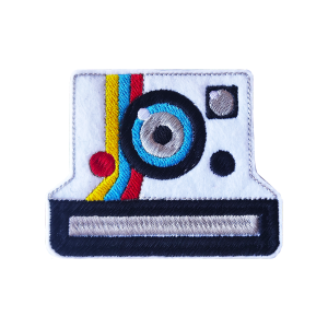 Patch, Photography, Photograph, Photograher, Polaroid, Vintage, Patches, Embroidery, Bordados, Handmade, Emblems, Emblema, Applique, Pin, Badges, Uniform, Hat, Backpack, Clothing, Clothes, Velcro, Jackets, Gifts