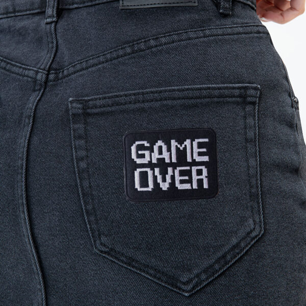 Bling! Handmade, Game Over Patch, Game Over, Patch, Arcade, Neo Geo, neogeo, Nintendo, Sega, Playstation, Atari, Jamma, Gaming, Videogame, Videogames, Pixel, Art, Patches, Embroidery, Bordados, Handmade, Emblems, Emblema, Applique, Pin, Badges, Uniform, Hat, Backpack, Clothing, Clothes, Velcro, Jackets, Gifts, Jeans