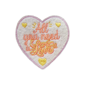 Self Love Candy Heart Patch - Iron On