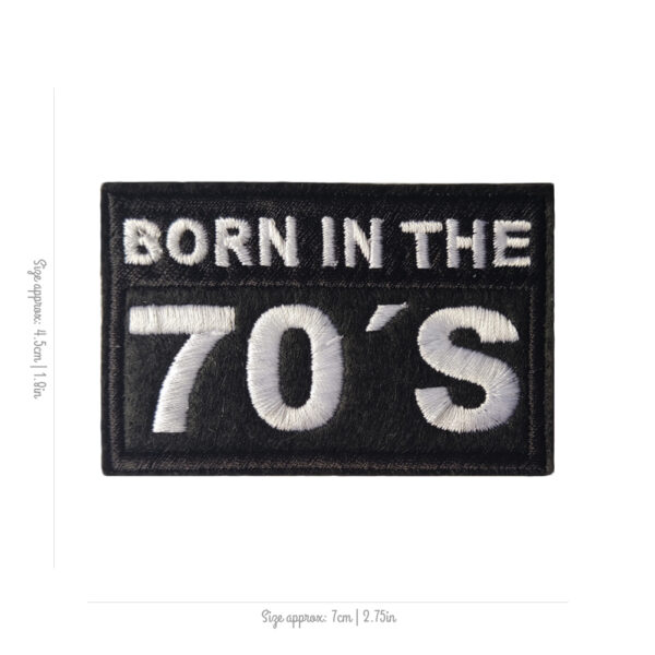 Bling! Handmade, Born in, Born in the 70's 80's 90's Patch, Born in the 70's Patch, Born in the 80's Patch, Born in the 90's Patch,Year of Birth, Birthday, Made in the 50s, Made in the 60s, Made in the70s, Made in the 80s, Made in the 90s, Made in the 00s, Motorcycle, Wild, Childhood, Old School, Retro, Kids, Artwork, Patches, Embroidery, Bordados, Handmade, Emblems, Emblema, Applique, Pin, Badges, Uniform, Hat, Backpack, Clothing, Clothes, Velcro, Jackets, Gifts, Jeans