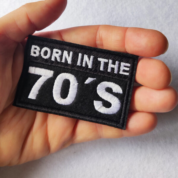 Bling! Handmade, Born in, Born in the 70's 80's 90's Patch, Born in the 70's Patch, Born in the 80's Patch, Born in the 90's Patch,Year of Birth, Birthday, Made in the 50s, Made in the 60s, Made in the70s, Made in the 80s, Made in the 90s, Made in the 00s, Motorcycle, Wild, Childhood, Old School, Retro, Kids, Artwork, Patches, Embroidery, Bordados, Handmade, Emblems, Emblema, Applique, Pin, Badges, Uniform, Hat, Backpack, Clothing, Clothes, Velcro, Jackets, Gifts, Jeans