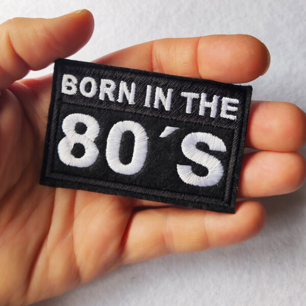 Bling! Handmade, Born in, Born in the 70's 80's 90's Patch, Born in the 70's Patch, Born in the 80's Patch, Born in the 90's Patch,Year of Birth, Birthday, Made in the 50s, Made in the 60s, Made in the70s, Made in the 80s, Made in the 90s, Made in the 00s, Motorcycle, Wild, Childhood, Old School, Retro, Kids, Artwork, Patches, Embroidery, Bordados, Handmade, Emblems, Emblema, Applique, Pin, Badges, Uniform, Hat, Backpack, Clothing, Clothes, Velcro, Jackets, Gifts, Jeans