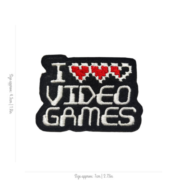 Bling! Handmade, I love videogames, I love videogames Patch, Arcade, Arcade Machine, Retro, Video Game, Game, Retro, Vintage, Neo Geo, neogeo, Nintendo, Sega, Playstation, Atari, Jamma, Gaming, Videogame, Videogames, Pixel, Art, Patches, Embroidery, Bordados, Handmade, Emblems, Emblema, Applique, Pin, Badges, Uniform, Hat, Backpack, Clothing, Clothes, Velcro, Jackets, Gifts, Jeans