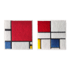 Bling Handmade, Mondrian, Patch, Painting, Embroidered, Piet Mondrian, Art, Ink, Swatch, Artist, Designer, Design, Printer, Palete, Colors, CMYK, RGB, Pantone, Patches, Embroidery, Bordados, Handmade, Emblems, Emblema, Applique, Pin, Badges, Uniform, Hat, Backpack, Clothing, Clothes, Velcro, Jackets, Gifts, Jeans