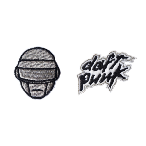 Bling Handmade,Daft Punk Patch, Eletronic Music, Daft Punk, Old school, high school musical, Stream, Music, Sound, Rock and Roll, Patches, Embroidery, Bordados, Handmade, Emblems, Emblema, Applique, Pin, Badges, Uniform, Hat, Backpack, Clothing, Clothes, Velcro, Jackets, Gifts, Jeans