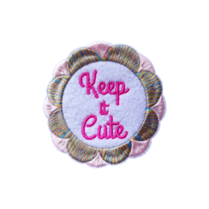 Bling! Handmade, Keep it Cute, Patch, Keep, it Cute Patch, Girlfriend, Boyfriend, Valentine's, Day, Self, Love, Kind, Perfect, Hope, co-worker, Stickers, Cosplay, Patches, Bordado Personalizado, Custom, Embroidery, Handmade, Uniform, Clothing, Velcro, Gifts, Decorative, Jean, Repair, Embroidered, Iron-On, Girl, Happy, Flower, Sew-On, Emblem, Applique, Badge, Pin, Clothes, T-shirts, Jeans, Hats, Pants, Bags, Accessories, Jackets, Backpacks, DIY